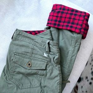 Flannel Lined Eddie Bauer Pants